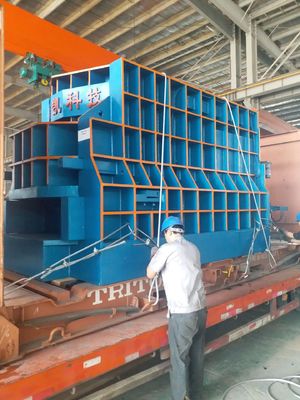 WS-1000 Horizontal Scrap Metal Shear Machine with 10000kn Max Cutting Force 1600mm Blade Length and 15-25t/H Production Rate