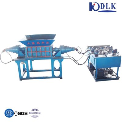 Double Shaft Shredder with PLC Control 42CrMo Blade and Hydraulic Power for Plastic Recycling