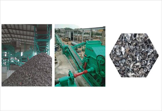 PSX-6868 Hydraulic Drive Scrap Steel Shredder with Hard Alloy Cutter for Fine Grinding Metal Recycling