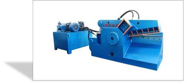 Scrap Metal Alligator Shearing Machine Car Recycling Movable Blue Color
