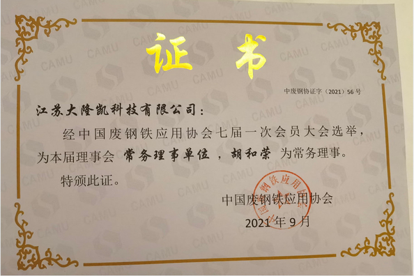 China JiangSu DaLongKai Technology Co., Ltd Certificações